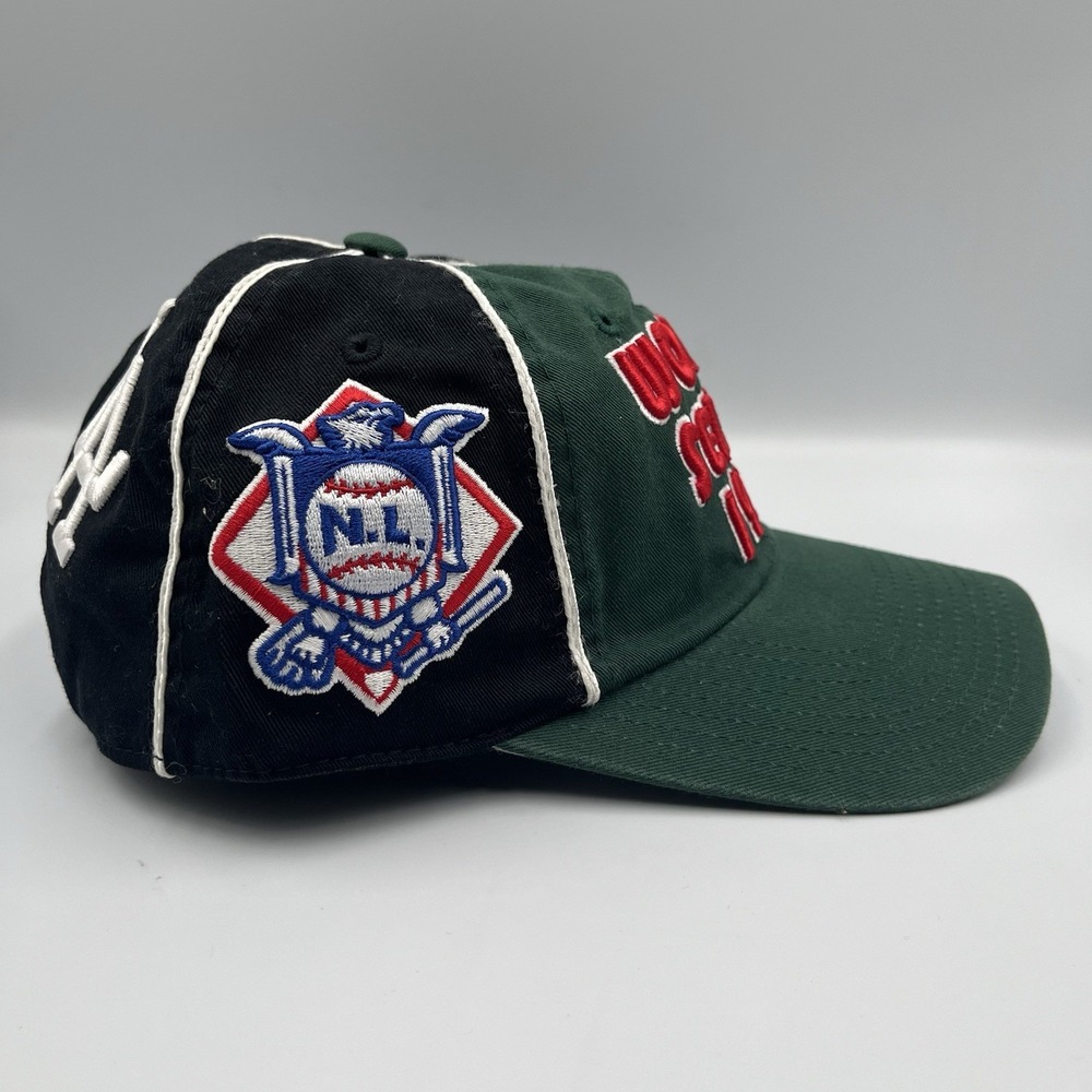 Vintage American Needle World Series Hat A's vs Dodgers Snapback MLB Cap 90s - Picture 2 of 13